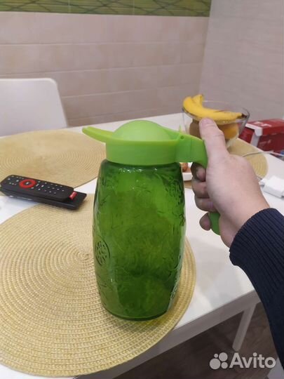 Кувшин стекло с крышкой