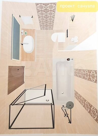 2-к. квартира, 64 м², 10/16 эт.