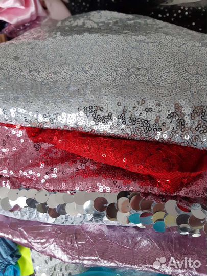 Пайетки ткань