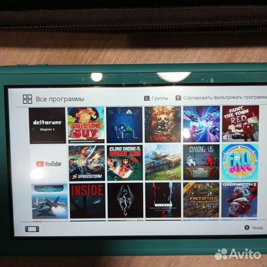 Портативная игровая приставка nintendo switch lite