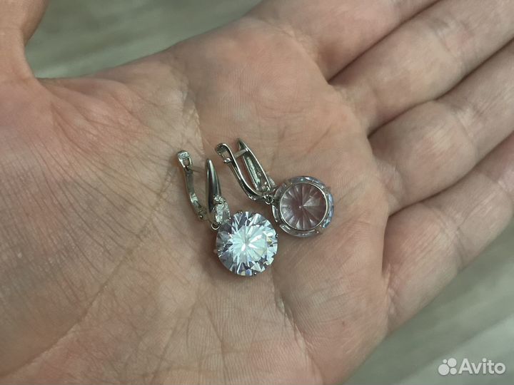 Серьги серебро 925