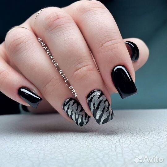 Коррекция наращённых ногтей