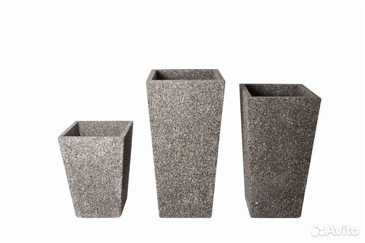 Бетонные кашпо на заказ и в наличии