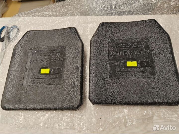 Керамическая бронеплита Гранит боковая класс 6А 3р