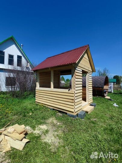 Беседка для дачи деревянная.Бани