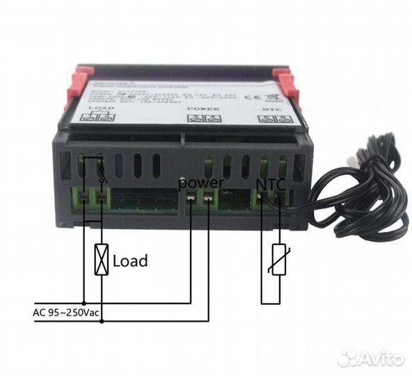 Цифровой термостат KT 1210W