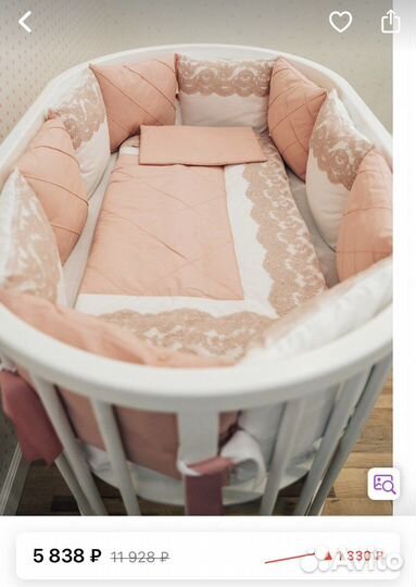 Постельное белье в детскую кроватку