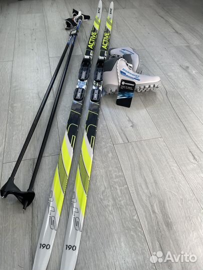 Беговые лыжи классические STC active 190 см