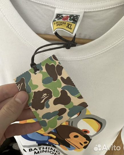 Футболка Bape baby milo миньон