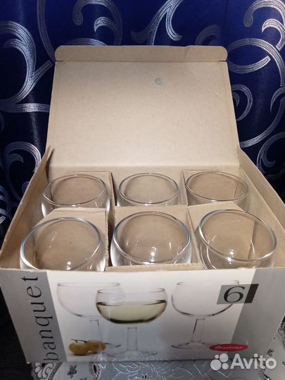 Набор бокалов и рюмок (новые)