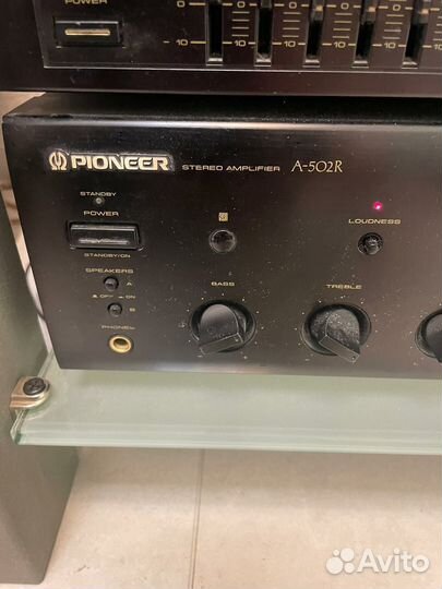 Проигрыватель винила pioneer и усилитель pioneer