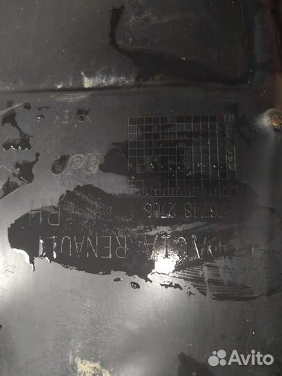 Подкрылок локер задний правый renault logan2