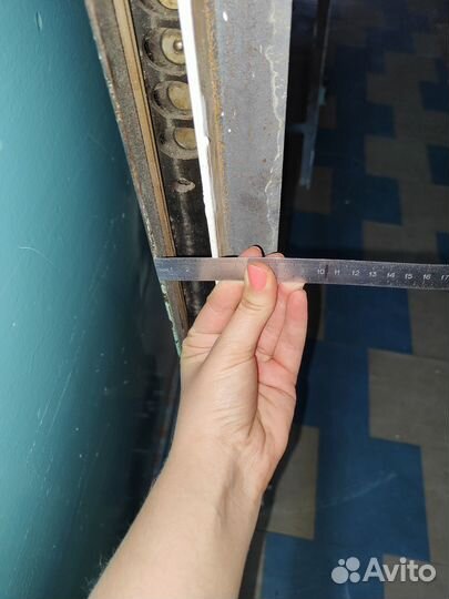 Дверь входная б/у металлическая утепленная