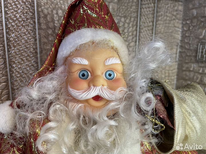Дед мороз поющий статуэтка игрушка