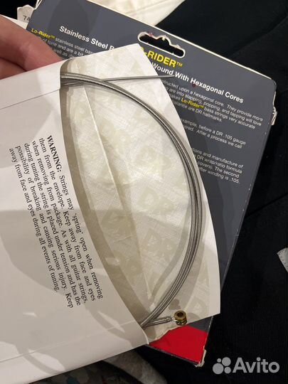 Струны для Бас гитары DR EH-50 Lo-Rider Stainless