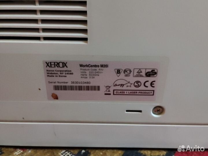 Принтер сканер копир xerox workcentre M20i