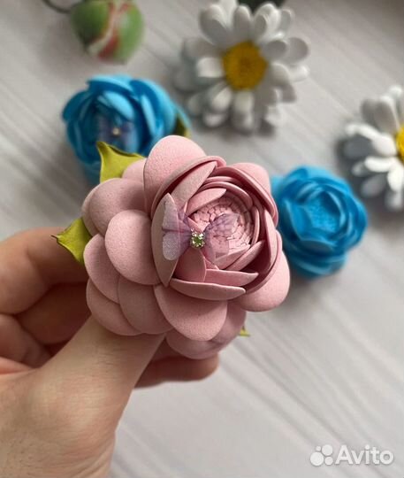 Бантики ручной работы цветы