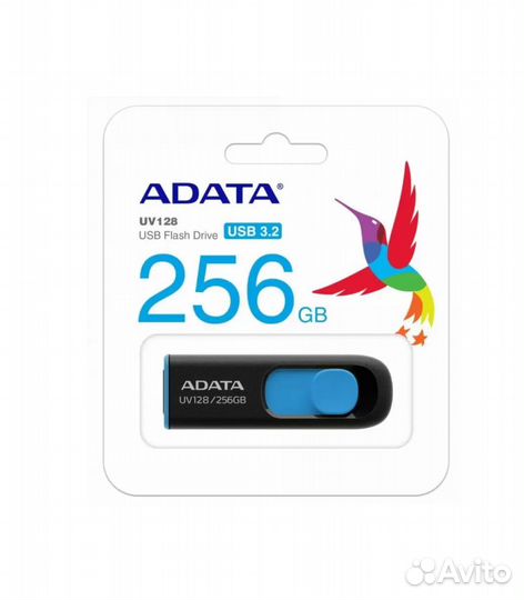 256 гб Флеш-накопитель adata DashDrive UV128 (AUV1