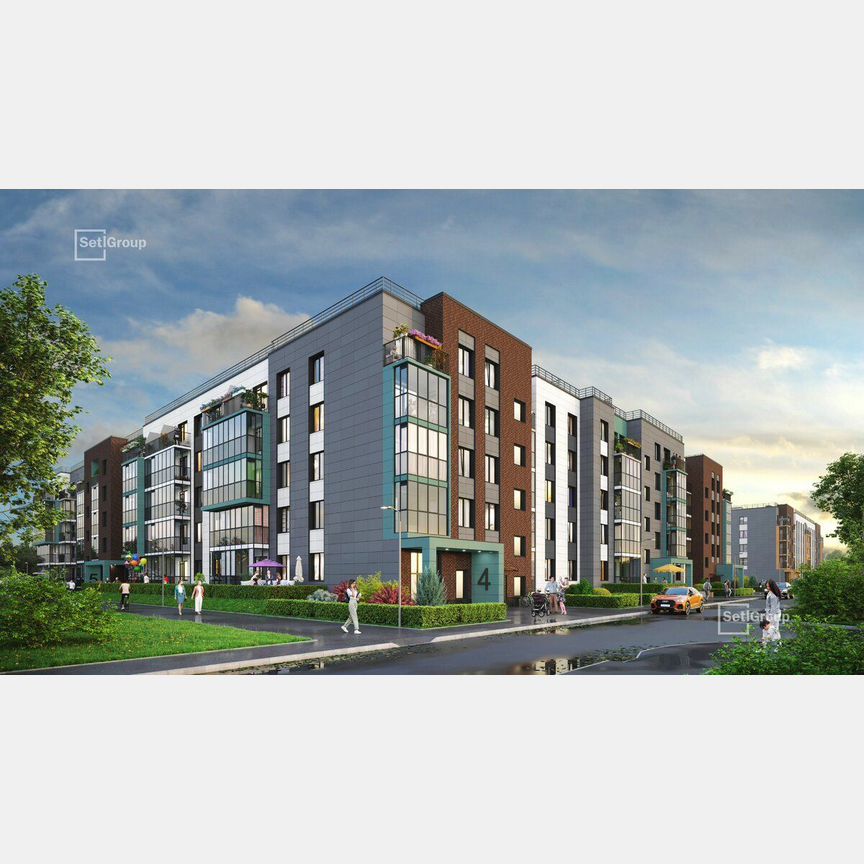 1-к. квартира, 34,9 м², 3/5 эт.