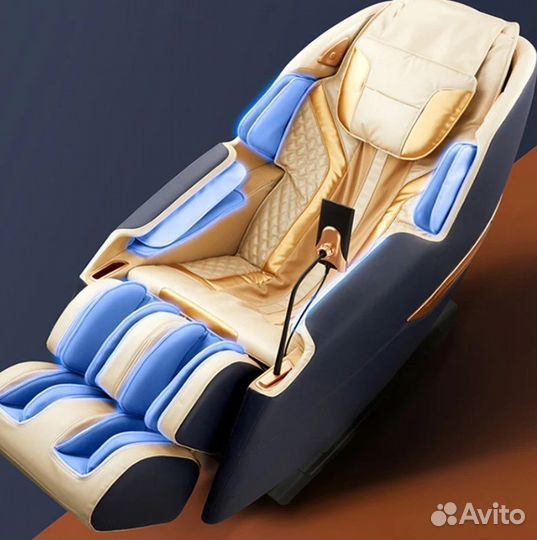 Массажное кресло iMassage Hybrid Blue/Beige