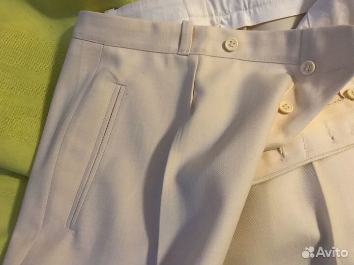 Брюки СССР новые военные офицерские парадные белые