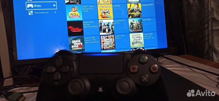 Sony PS4 slim прошитая с играми 6.72/9.0 500гб/1тб