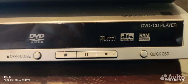 Dvd плеер Panasonic dvd s295