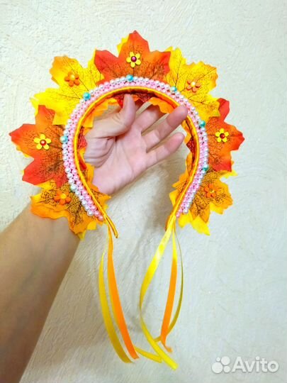 Осенний ободок, королева осени