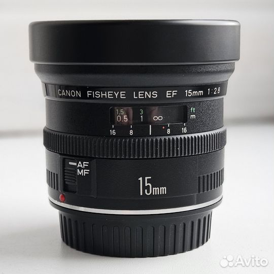 Объектив canon fishye lens EF 15мм 1:2.8