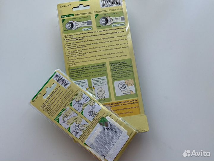 Нож раскройный 45 мм Clover+ зап.лезвие