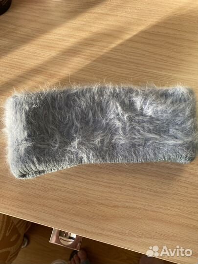 Повязка на голову вязаная