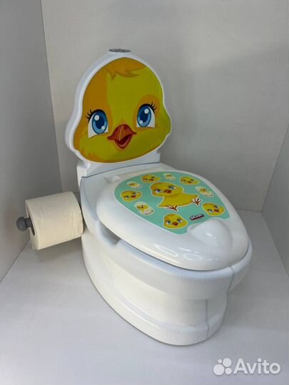 Детский горшок унитаз со звуком