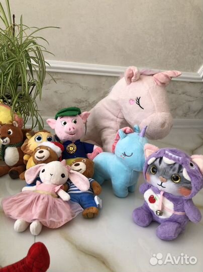 Мягкие игрушки новые и б/у