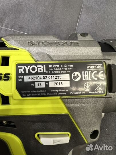 Шуруповерт Ryobi