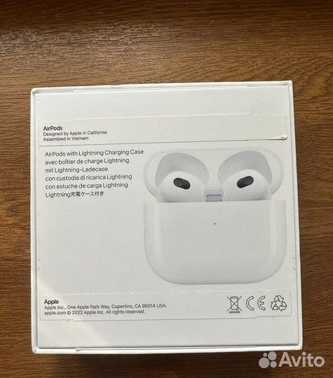 Наушники apple airpods 3 оригинал