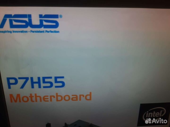 Материнская плата 1156 с процессором xeon 3440