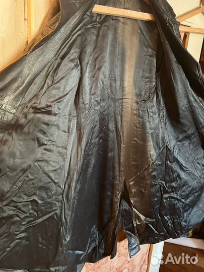 Кожаный плащ СССР. мужской