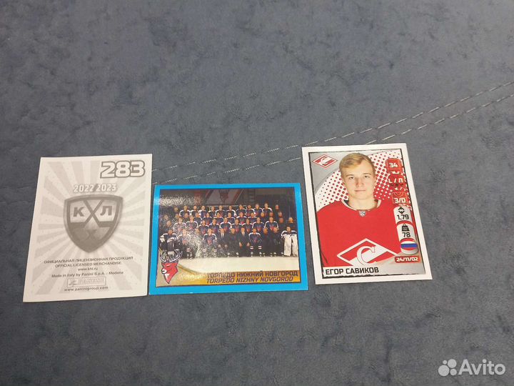 Наклейки panini кхл 2022 2023