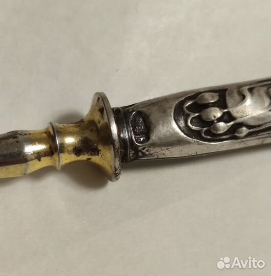 Ложка серебряная 84 пр модерн