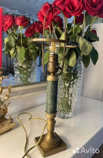 Лампа старинная настольная