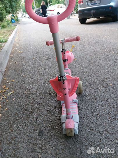 Самокат детский для девочки бу