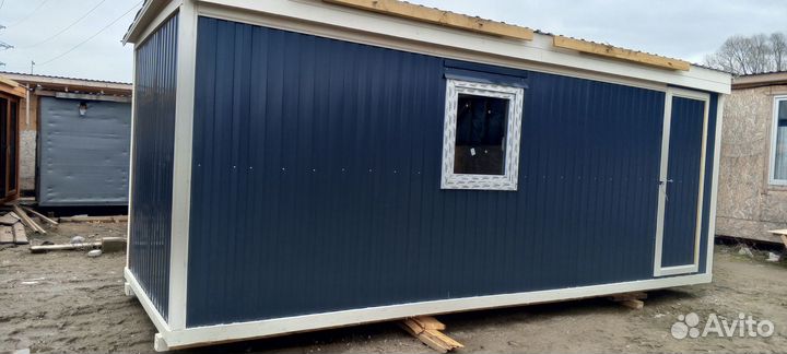 Садовая бытовка утепленная новая 6мх2,3м