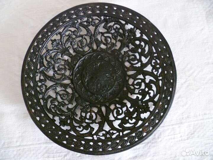 Тарелка ажурная. Касли