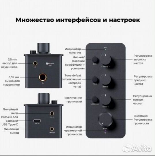 Усилитель для наушников fosi audio