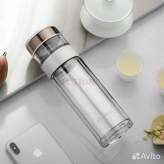 Термос для заваривания чая с датчиком температуры