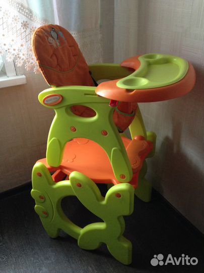 Кресло со столом (трансформер) для кормления б/у