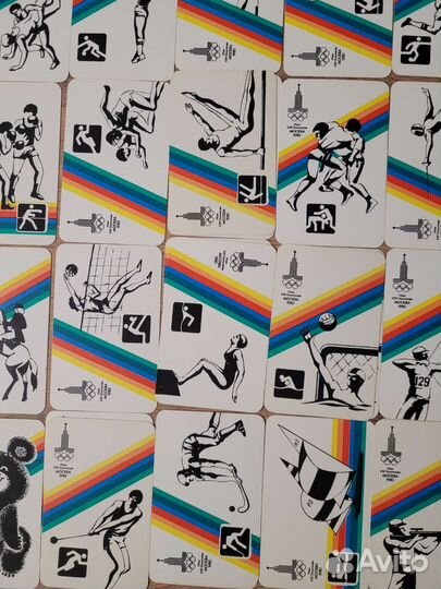 Календарики СССР олимпиада