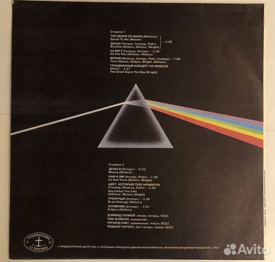 Виниловая пластинка Pink Floyd - The dark side