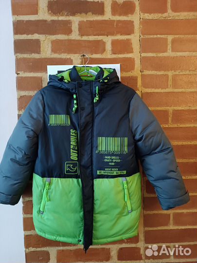 Куртка зимняя для мальчика 128 134