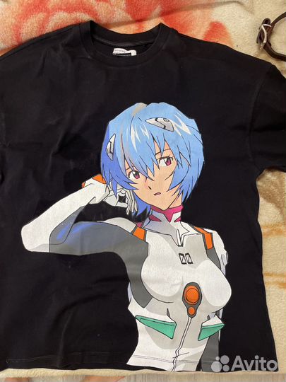 Футболка bershka evangelion